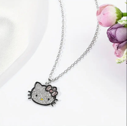 Charmkitty Pendant Necklace & Bracelet set