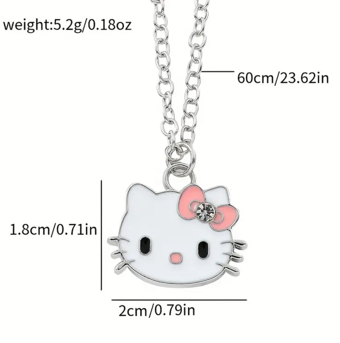 Charmkitty Pendant Necklace & Bracelet set