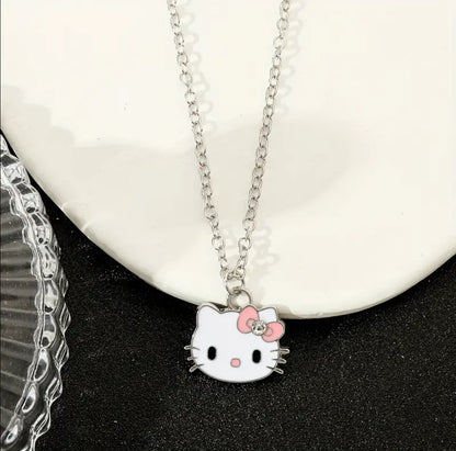 Charmkitty Pendant Necklace & Bracelet set