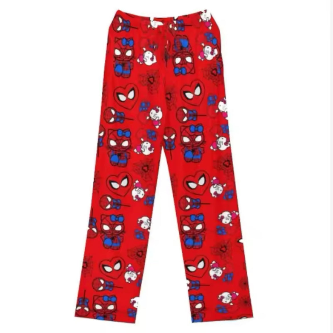 Spider Man & Hello kitty Pajamas