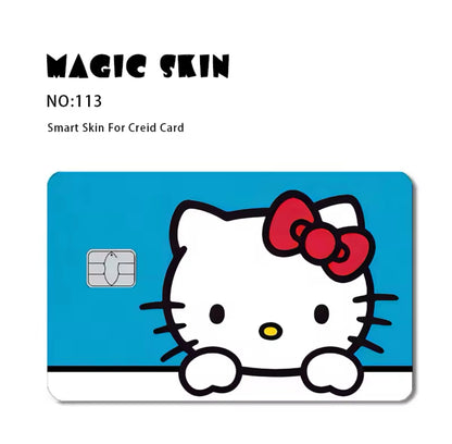 Hello Kitty Cute Sticker Film Cover For Debit Credit Card