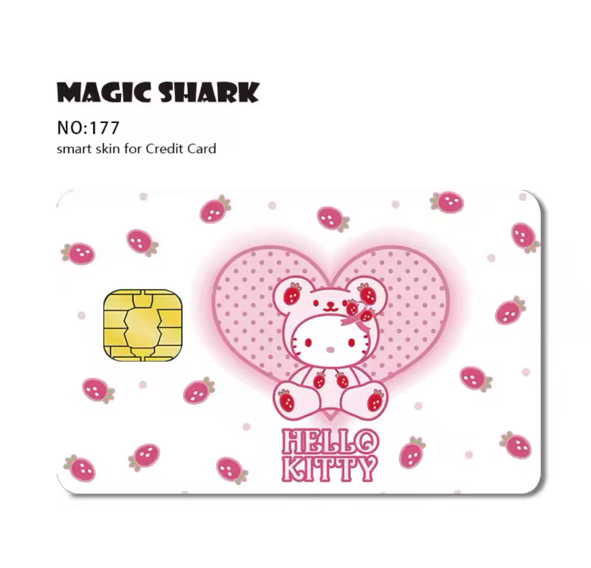 Hello Kitty Cute Sticker Film Cover For Debit Credit Card