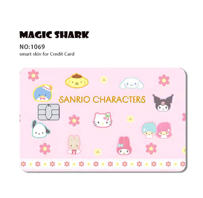 Hello Kitty Cute Sticker Film Cover For Debit Credit Card