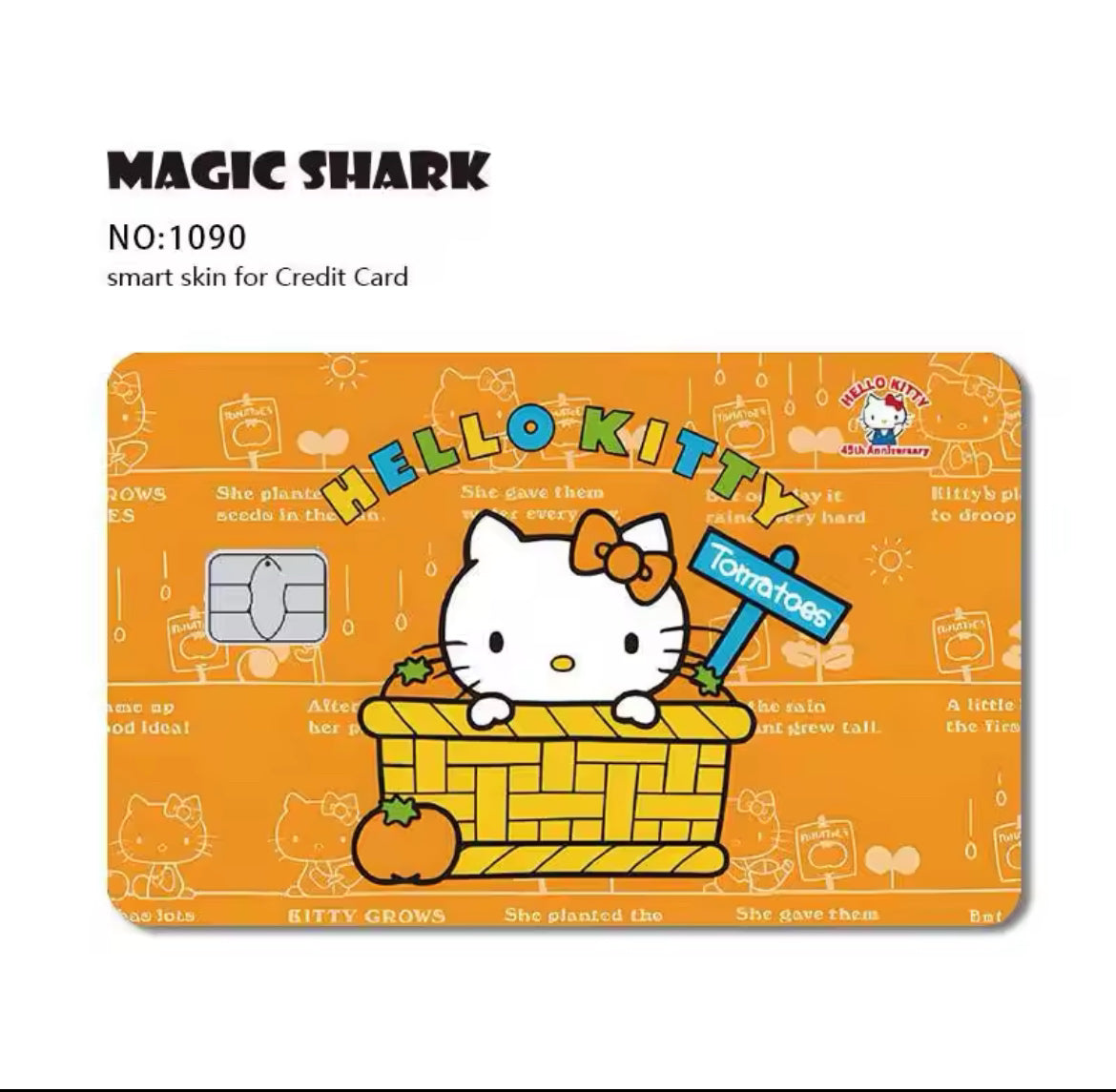 Hello Kitty Cute Sticker Film Cover For Debit Credit Card