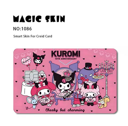 Hello Kitty Cute Sticker Film Cover For Debit Credit Card