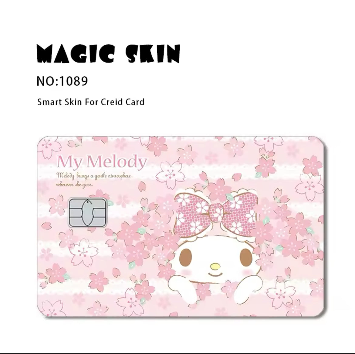 Hello Kitty Cute Sticker Film Cover For Debit Credit Card