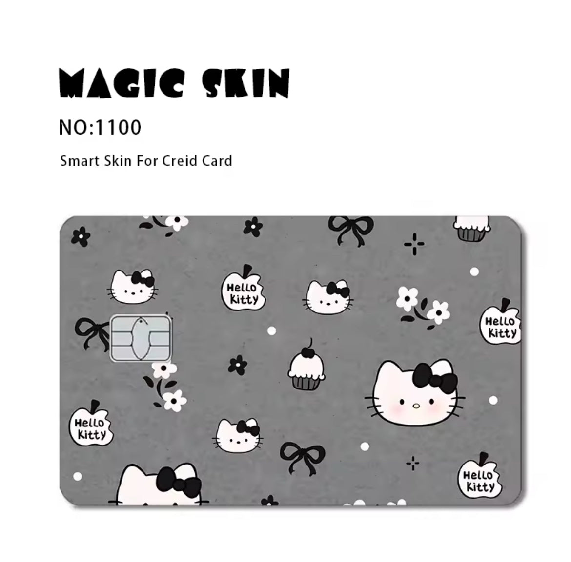 Hello Kitty Cute Sticker Film Cover For Debit Credit Card